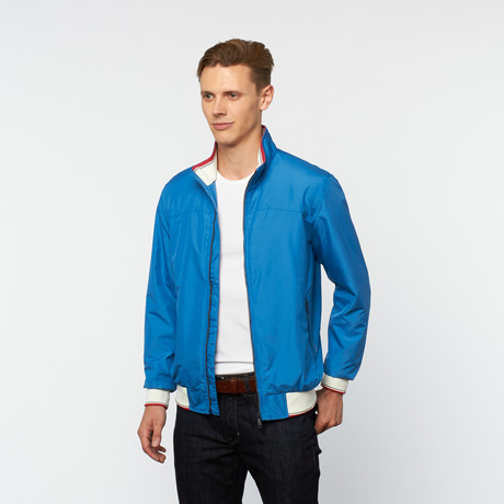 Tipped Collar Windbreaker // Sky (Euro: 46)