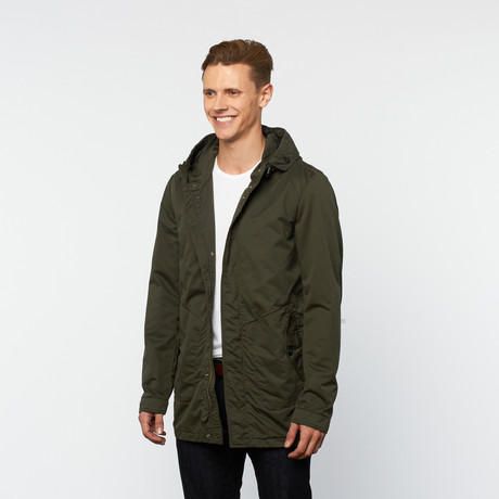 GEOX // Hooded Utility Jacket // Green (Euro: 46)