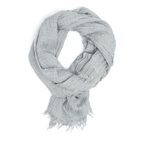 Fringe Scarf // Slate Grey