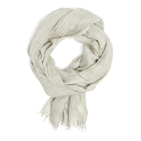 Fringe Scarf // Moss Grey