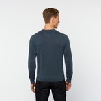 V-Neck Sweater // Blue (S)