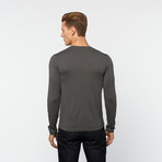 V-Neck Sweater // Grey (2XL)