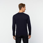 V-Neck Sweater // Navy (M)