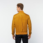 Distressed Bomber Jacket // Ochre (Euro: 46)