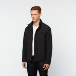 Snap Collar Performance Jacket // Black (Euro: 56)