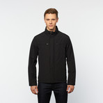 Snap Collar Performance Jacket // Black (Euro: 56)