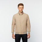 Snap Collar Performance Jacket // Beige (Euro: 52)