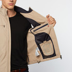 Convertible Hood Vest // Beige (Euro: 54)