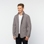 GEOX // Round Hem Performance Jacket // Grey (Euro: 46)