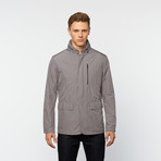 GEOX // Round Hem Performance Jacket // Grey (Euro: 46)