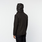 Round Hem Performance Jacket // Black (Euro: 46)