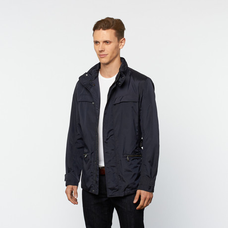 Convertible Hood Performance Jacket // Navy (Euro: 46)