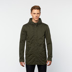 GEOX // Hooded Utility Jacket // Green (Euro: 52)