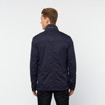 Hooded Utility Jacket // Blue (Euro: 46)