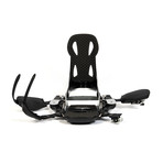 Launch TM Beyond Series Snowboard Binding // White + Red (Black + Silver)