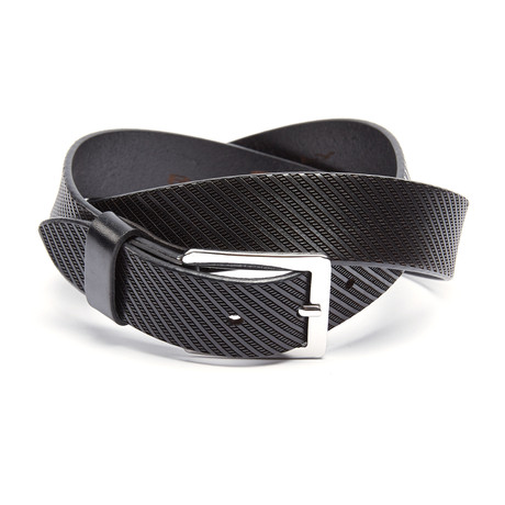 Remo Tulliani // Sasha Leather Belt // Black (Size: 32" Waist)