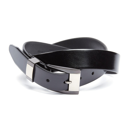 Remo Tulliani // Howell Leather Belt // Black (30)