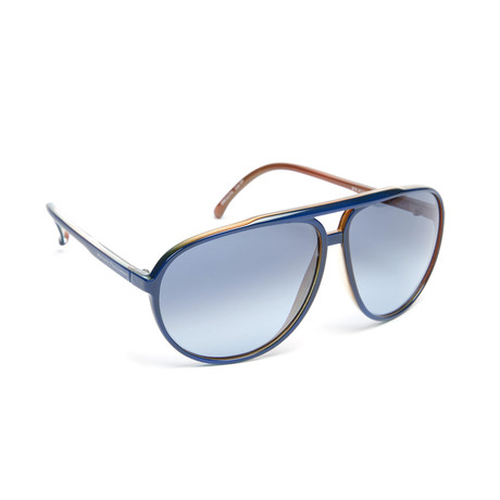 Smooth Sunglasses // Brown + Blue Ash Lens