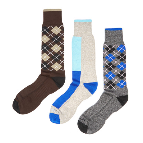 Dress Socks // Argyle // Pack of 3