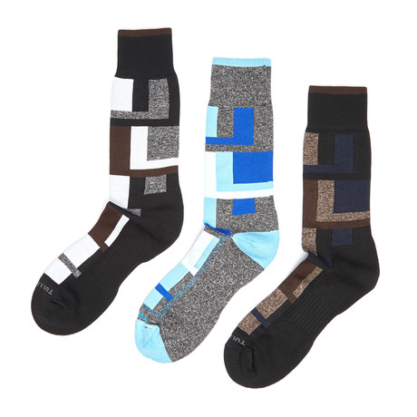 Dress Socks // Blocks // Pack of 3