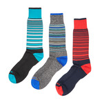 Dress Socks // Stripes // Pack of 3