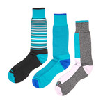 Dress Socks // Teal // Pack of 3