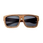 Hermosa Sunglasses (Bamboo Frame // Black Lens)