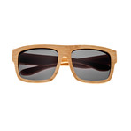 Hermosa Sunglasses (Bamboo Frame // Black Lens)