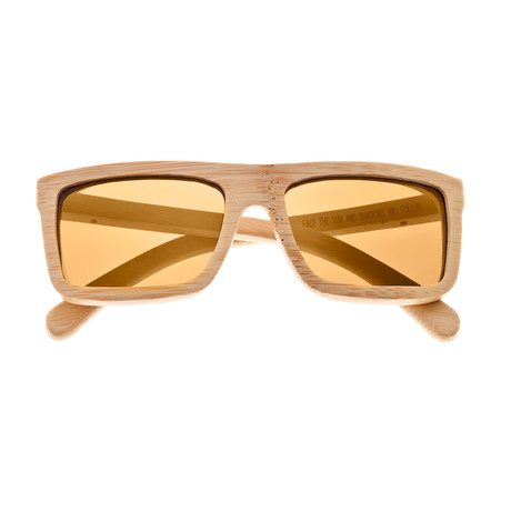 Hamoa Sunglasses (Bamboo Frame // Gold Lens)