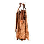 Earth Cork // Tondela Briefcase // Khaki-Tan