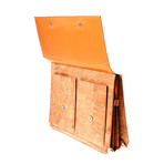 Earth Cork // Tondela Briefcase // Khaki-Tan