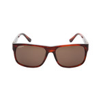 Ferragamo // Square Sunglasses // Cardinal Red