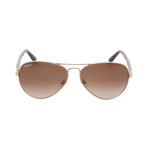 Aviator Sunglasses // Brown