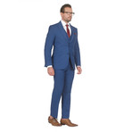 Sienna Slim Fit 3-Piece Suit // French Blue (US: 38R)