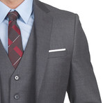 Couture Slim Fit 3-Piece Wool Suit // Grey (US: 38S)