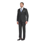 Couture Slim Fit 3-Piece Wool Suit // Black (US: 40L)