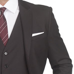 Torino Slim Fit 3-Piece Suit // Black (US: 38R)