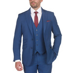 Sienna Slim Fit 3-Piece Suit // French Blue (US: 38R)