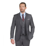 Couture Slim Fit 3-Piece Wool Suit // Grey (US: 38S)