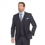 Torino Slim Fit 3-Piece Suit // Navy (US: 38L)