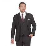 Torino Slim Fit 3-Piece Suit // Black (US: 38R)