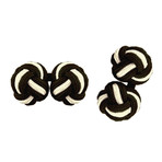 Midnight Black // Stainless Steel // Cap + Gown Knotz