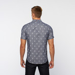 Kennington // Anchor Button Up // Navy (S)