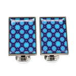 Blue Hawaiian Cufflink