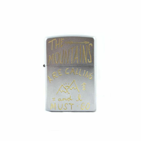 The Muir Hand Engraved Zippo Lighter