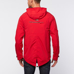 Psyberia // Internationalist Rain Jacket // Red (XL)