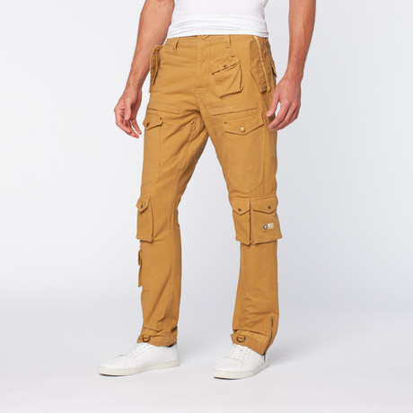 Psyberia // Utilitarian Cargo Pant // Khaki (30WX32L)