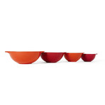 Bowls // Set of 4 (Red)