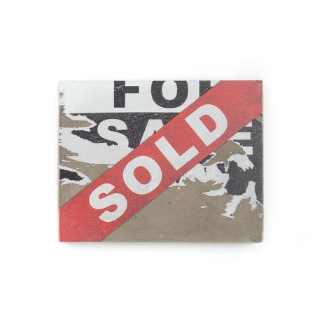 "Sold" // Concrete Plate // Limited Edition