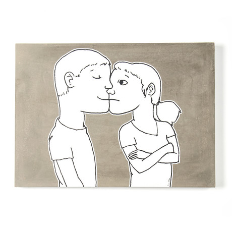 "Les Amoureux" // Concrete Plate // Limited Edition